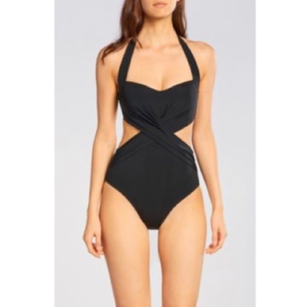 Jets by Jessika Allen one piece swimsuit with cut outs